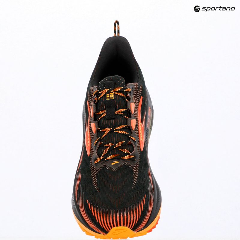 Pánske bežecké topánky Brooks Ghost Trail black/red/orange 7