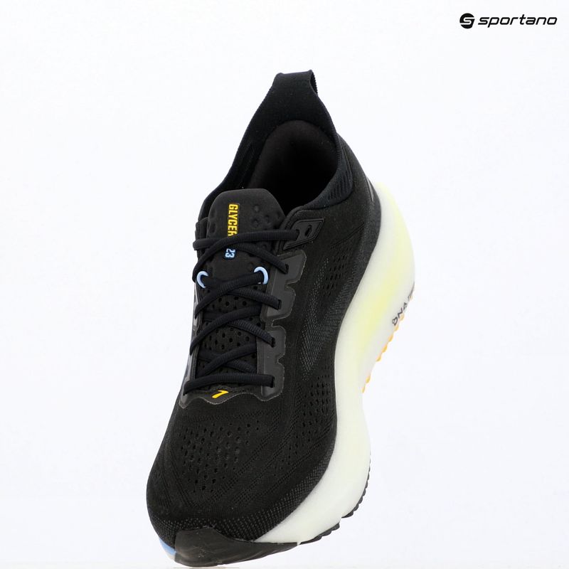 Pánske bežecké topánky Brooks Glycerin 23 black/cyber yellow/nightlife 7