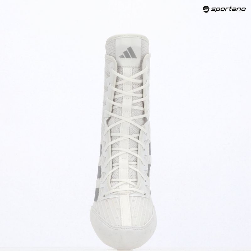 Boxerské topánky adidas Box Hog 4 white/silver 9