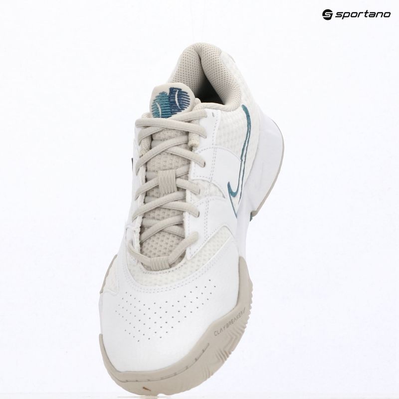 Pánske tenisové topánky Nike Court Lite 4 White/Light Bone/New Slate/Smokey Blue 10