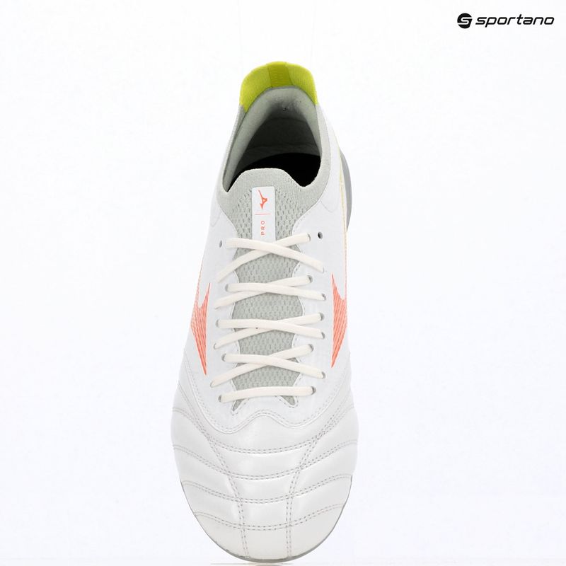 Kopačky  Mizuno Morelia Neo V β Pro AG white/lava orange/evening primrose 9