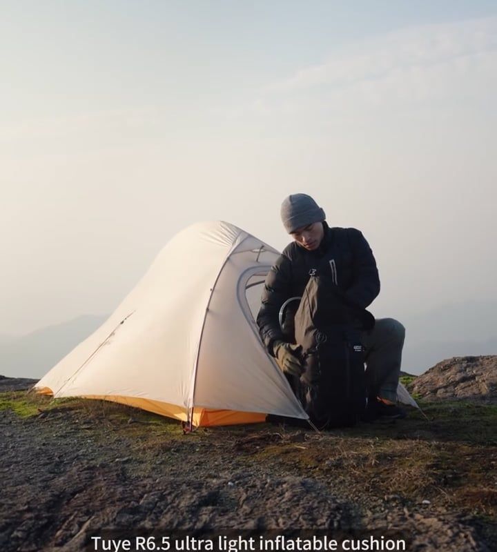 Matrac Naturehike Tuye R 6.5 carbon silver 6