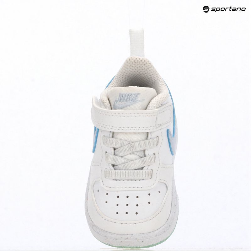 Detské topánky Nike Court Borough Low white/football grey/arctic green 7