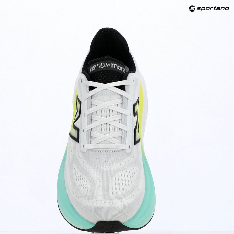Pánske bežecké topánky New Balance Fresh Foam More V6 white/bright mint 7