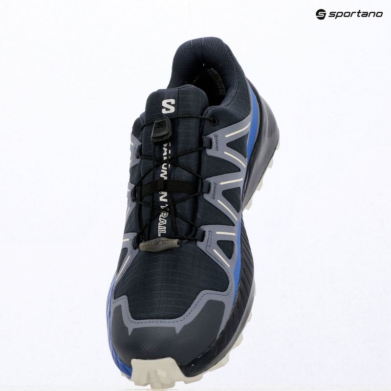 Pánske bežecké topánky Salomon Speedcross Peak GTX blue nights/grisaille 14