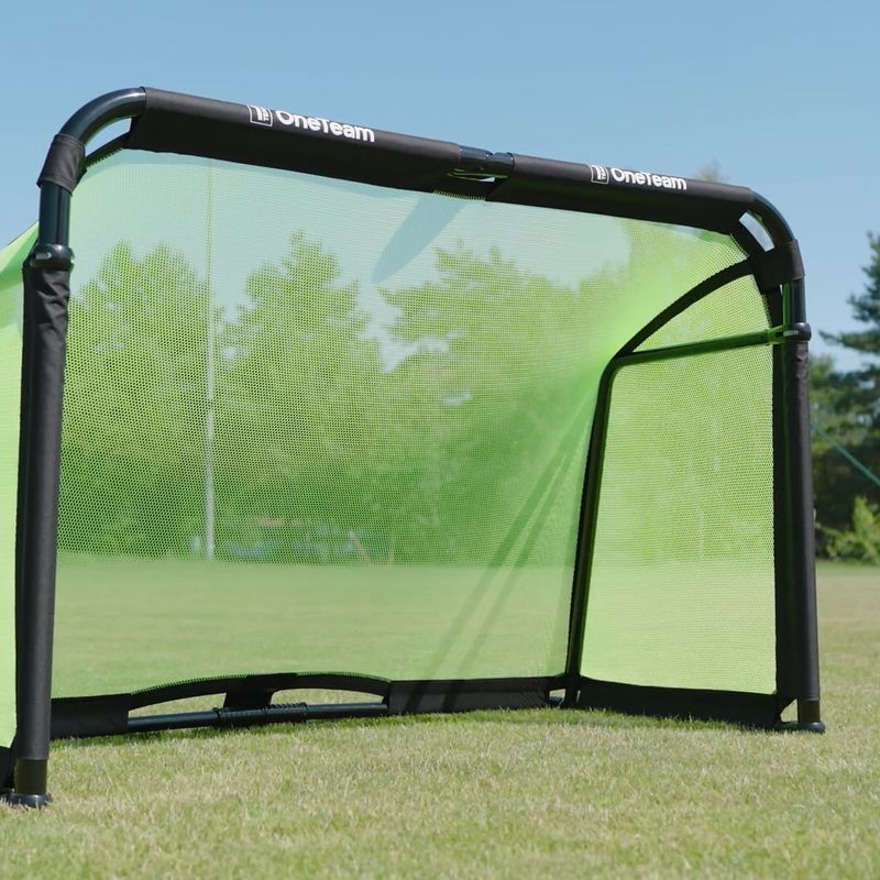 Futbalová bránka OneTeam SWIFTGOAL 180 x 120 cm foldable black/green 13