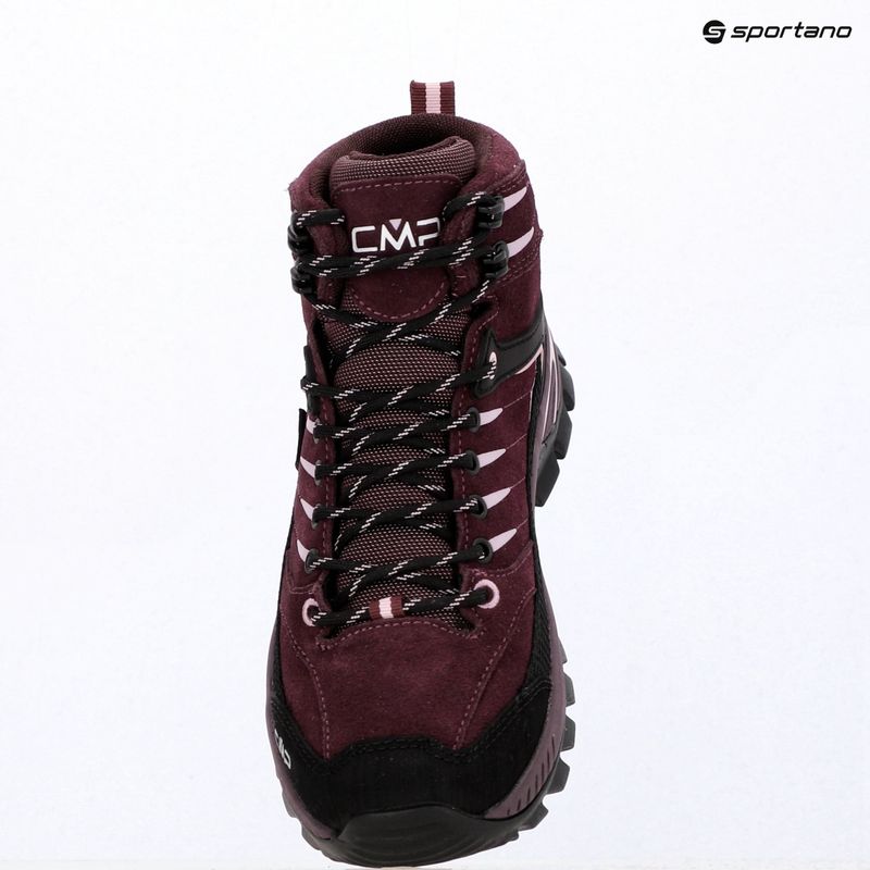 Dámske trekingové topánky CMP Rigel 2.0 Mid Waterproof plum/soft pink 9