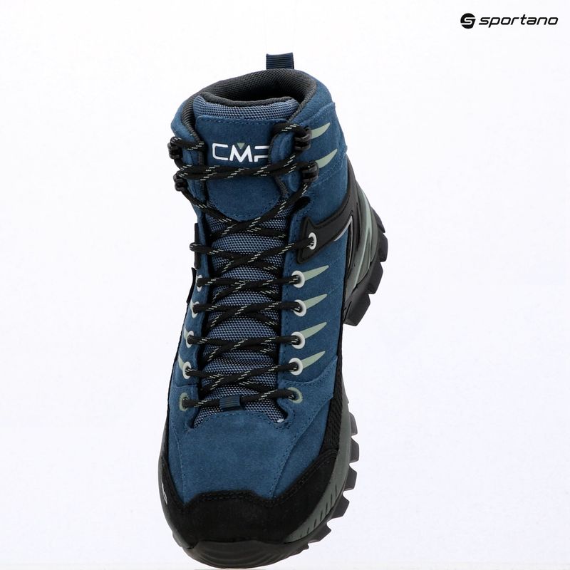 Pánske turistické topánky CMP Rigel 2.0 Mid Waterproof avio/salvia 9