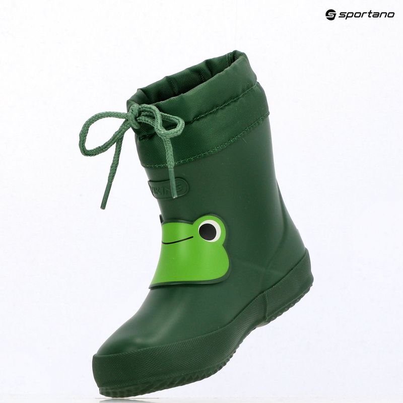 Detské gumáky Viking Alv Indie Print green 16