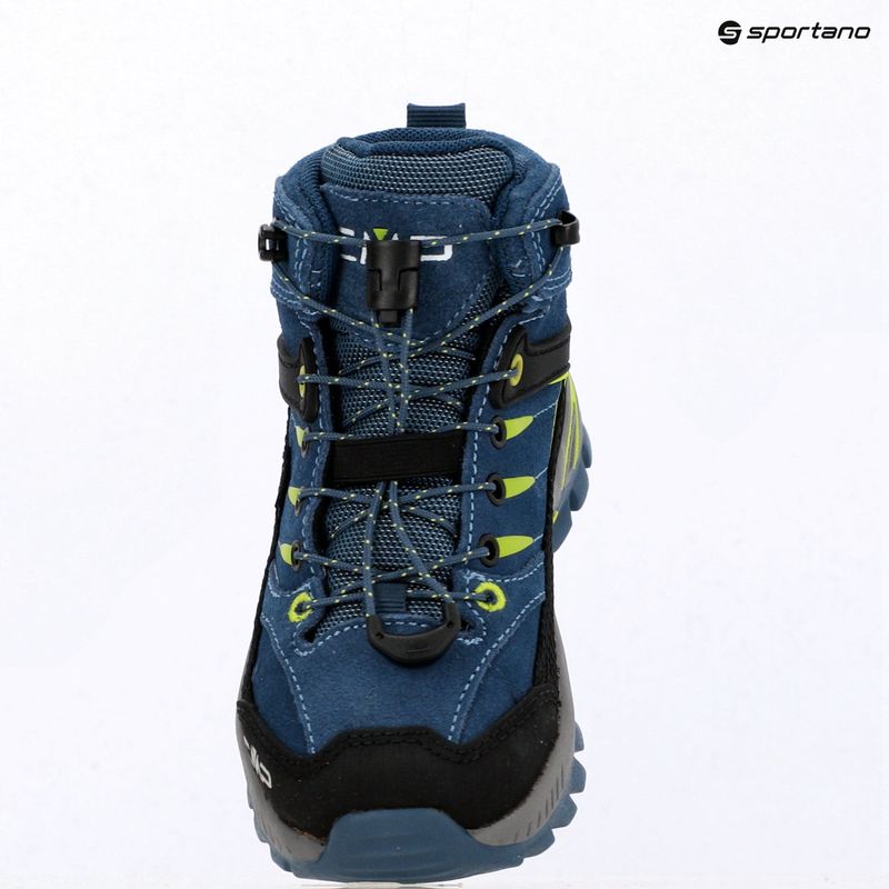 Detské turistické topánky CMP Rigel 2.0 Mid Waterproof infinity/acido 9