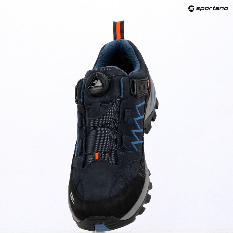 Pánske turistické topánky CMP Rigel Low Fitgo Wp b.blue/flash orange 9