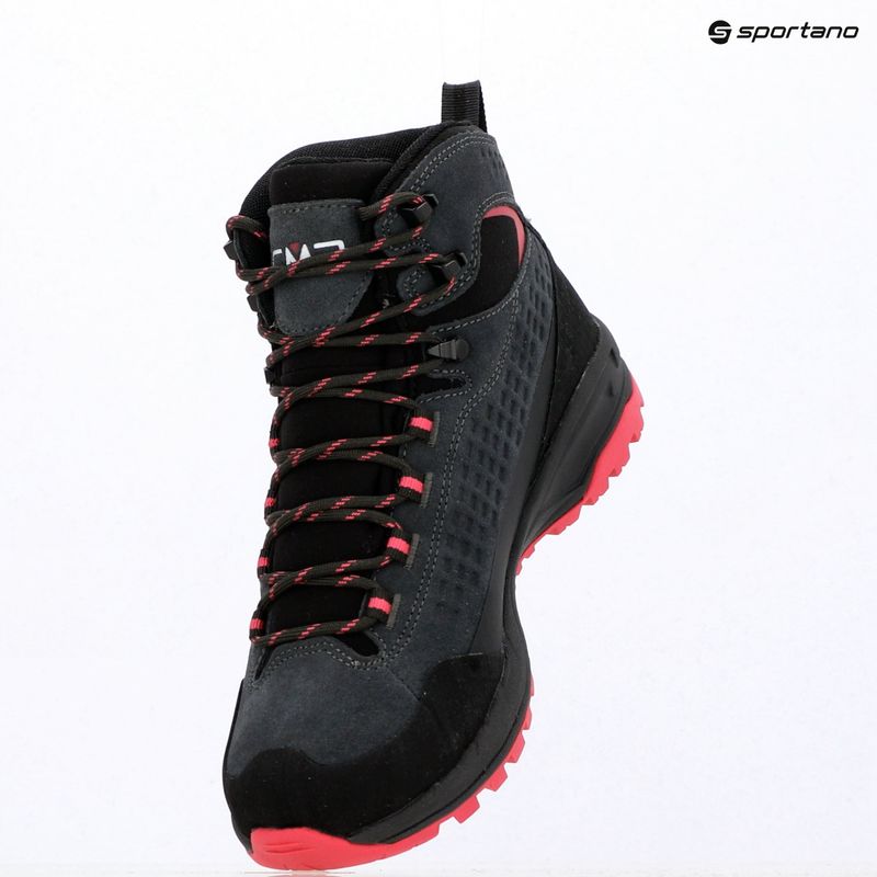 Dámske trekingové topánky CMP Vertyx Mid Waterproof grey/fuxia 9