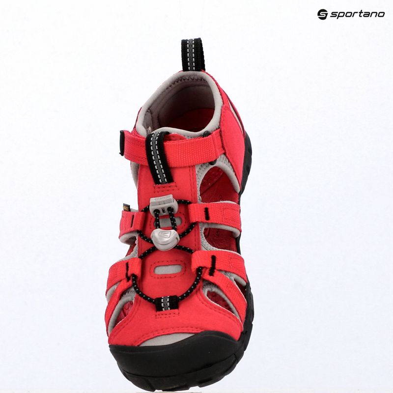 Juniorské sandále KEEN Seacamp II CNX red/alloy 9