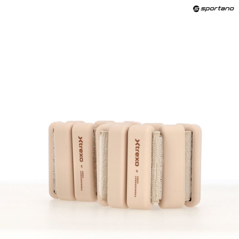 Závažia na členky a zápästia XTREXO x Anna Lewandowska Bangles 205 Beige 12