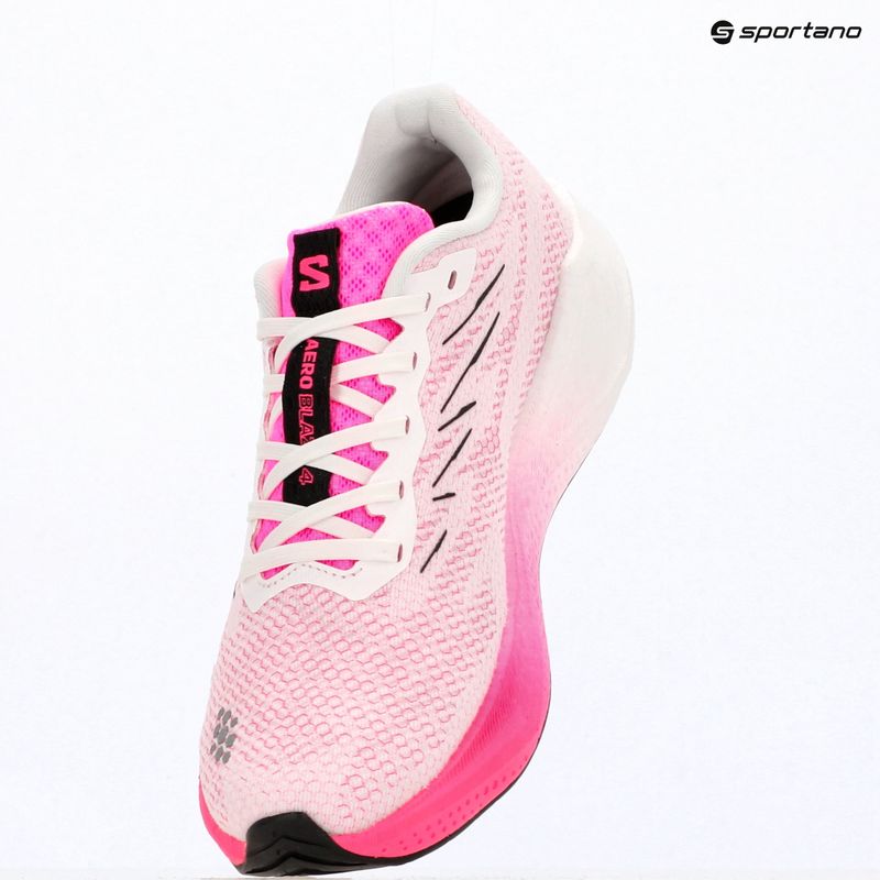 Dámske bežecké topánky Salomon Aero Blaze 4 white/knockout pink 15