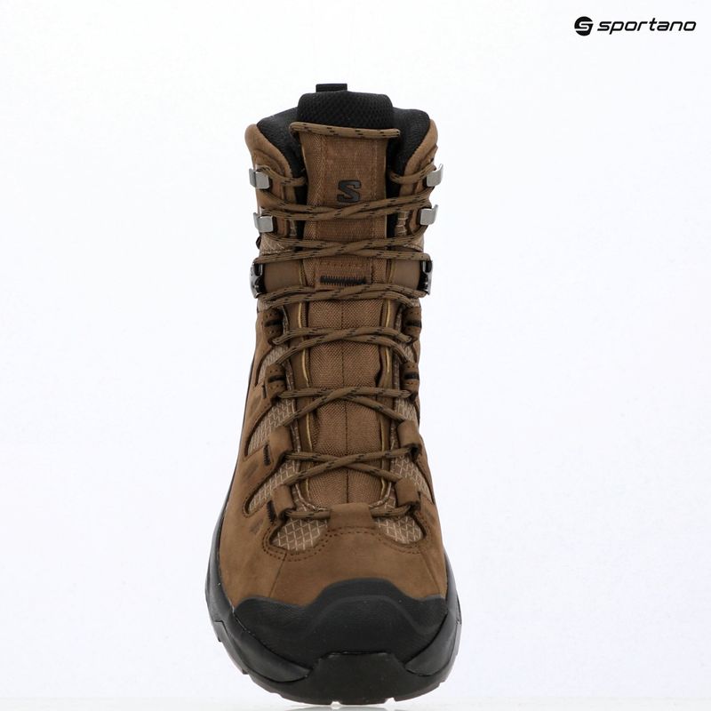 Pánske turistické topánky Salomon Quest 5 GTX dark earth/black 17