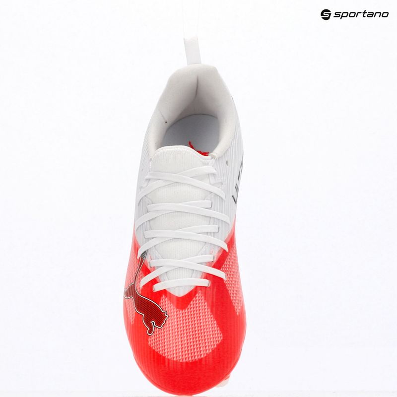 Detské kopačky PUMA Ultra 7 Match FG/AG Jr ultra red/puma black/puma white 9