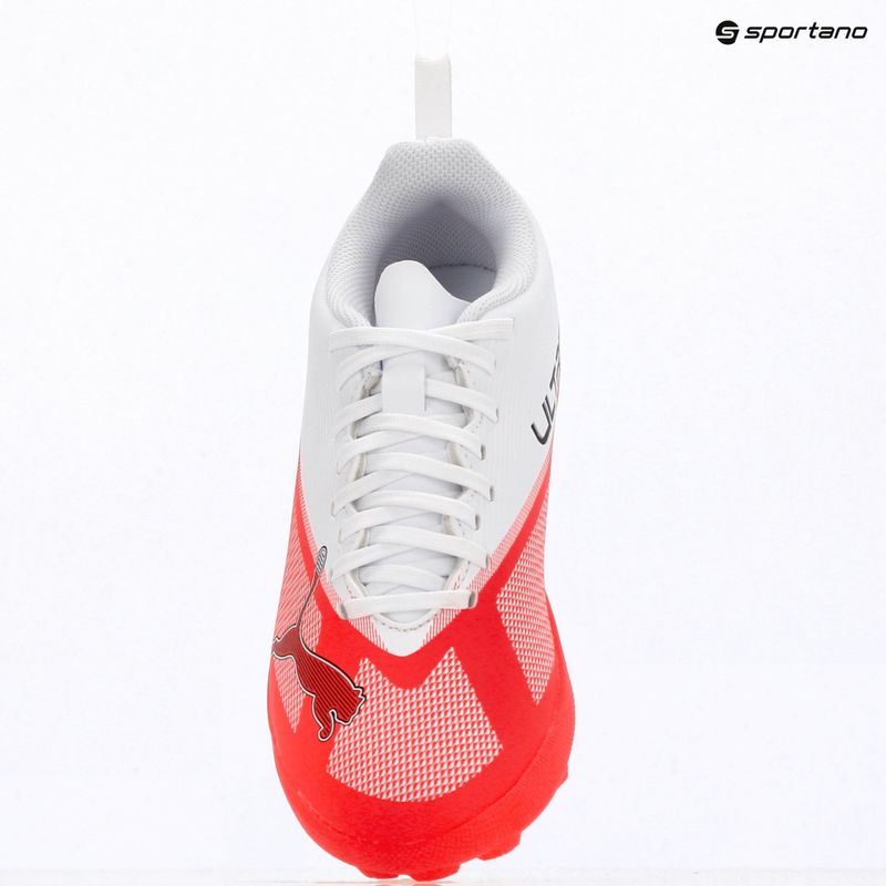 Detské kopačky PUMA Ultra 7 Play TT Jr ultra red/puma black/puma white 9