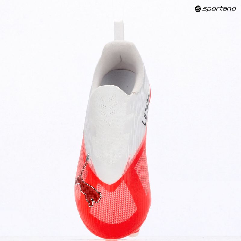 Detské kopačky PUMA Ultra 7 Match LL FG/AG Jr ultra red/puma black/puma white 9