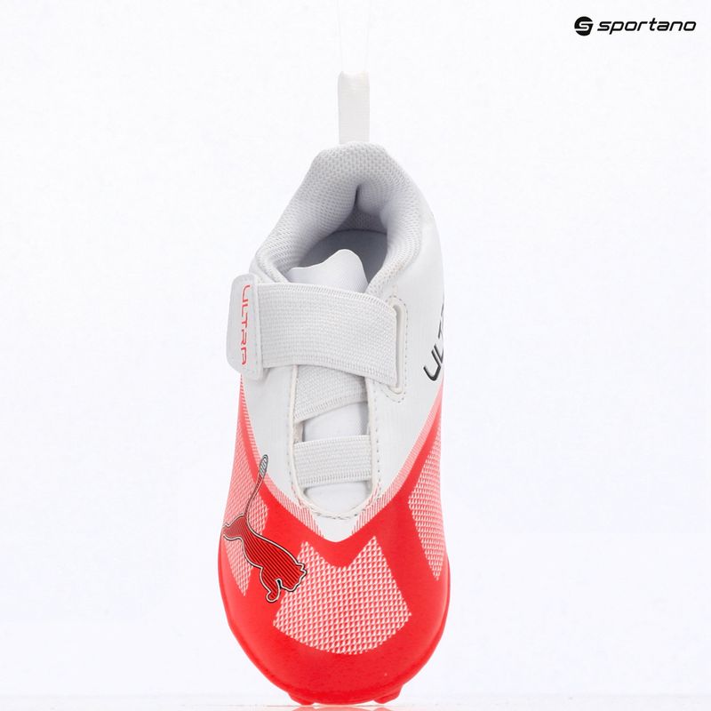 Detské kopačky PUMA Ultra 7 Play V FG/AG RB Jr ultra red/puma black/puma white 9