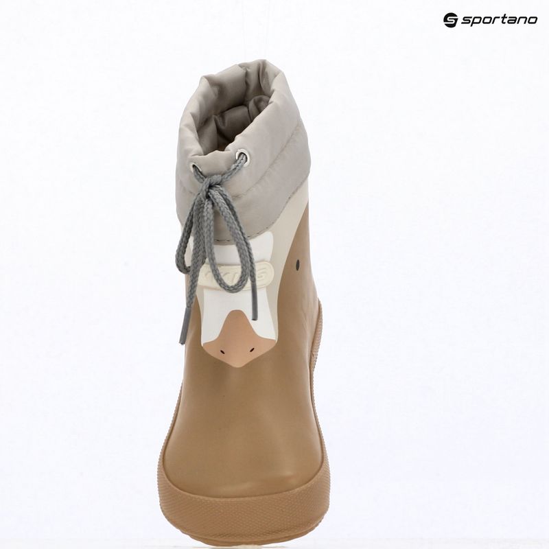 Detské gumáky Viking Alv Barefoot Paw Print beige 8
