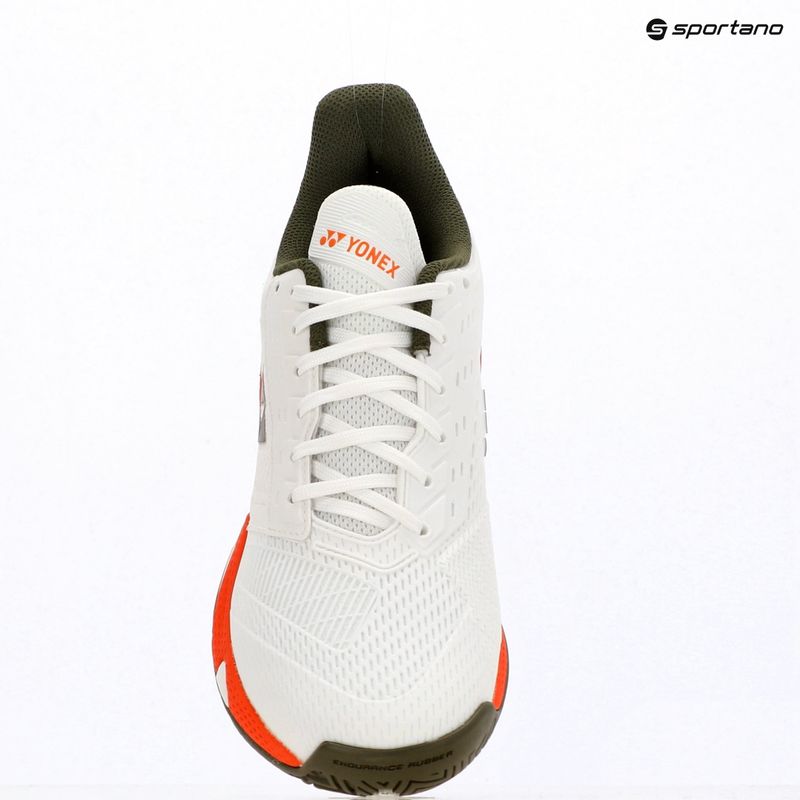 Dámske tenisové topánky YONEX Power Cushion Ad-Accel white/orange 9