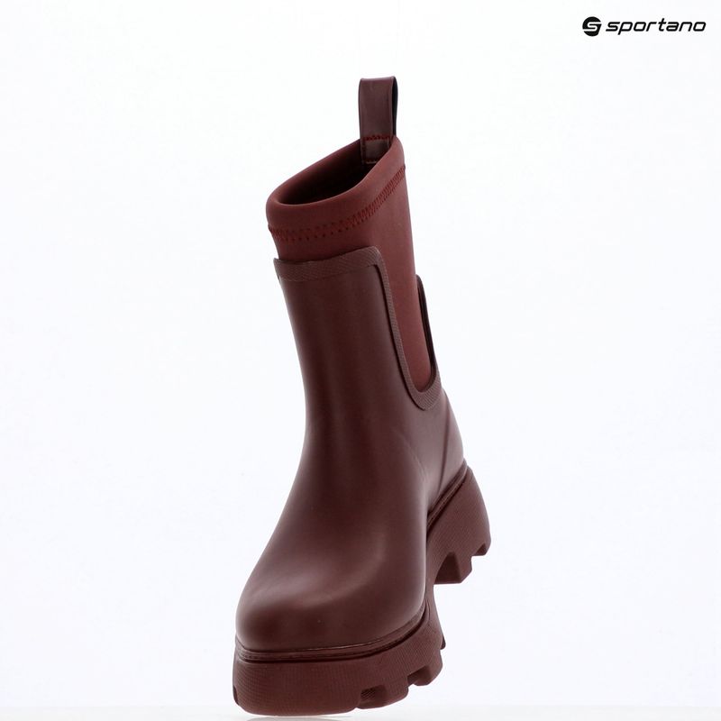Dámske gumáky Tommy Hilfiger Stamp Warm Ankle oxblood 9