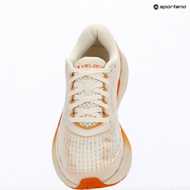 Dámske bežecké topánky Under Armour Velociti Pace stone/dusty coral/metallic buff 9