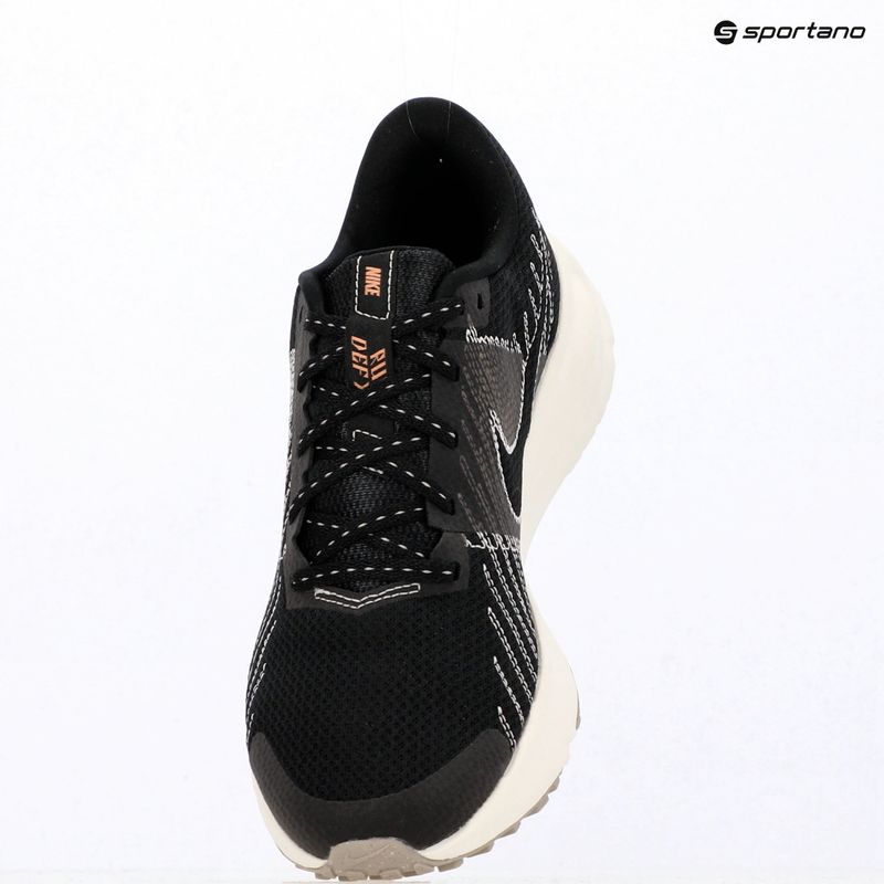 Dámske bežecké topánky Nike Run Defy black/sail/phantom/metallic rose gold 6
