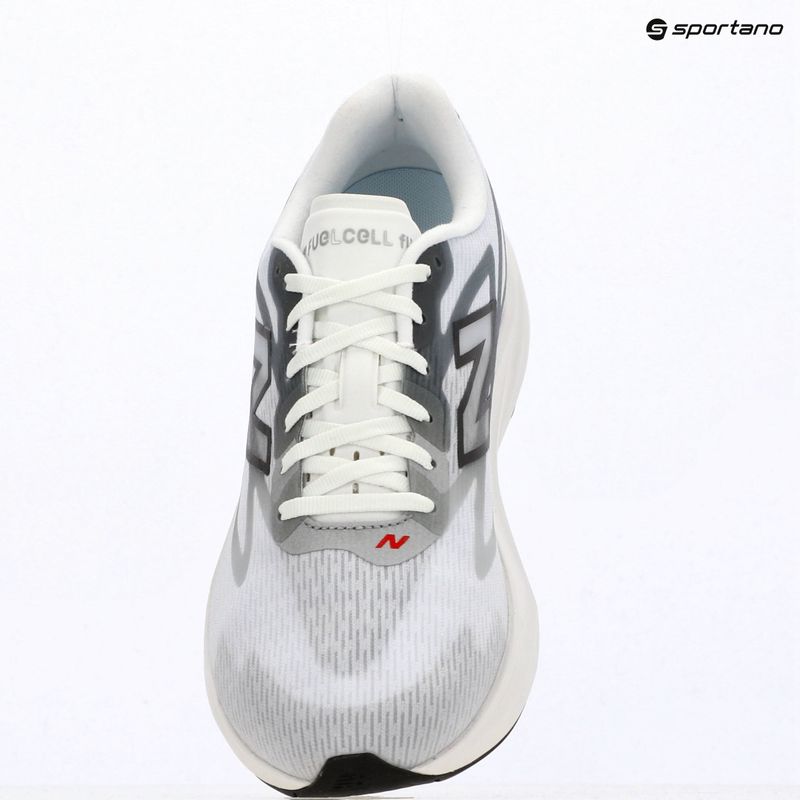 Pánske bežecké topánky New Balance FuelCell Flite-R V1 white/slate grey/neo flame 9