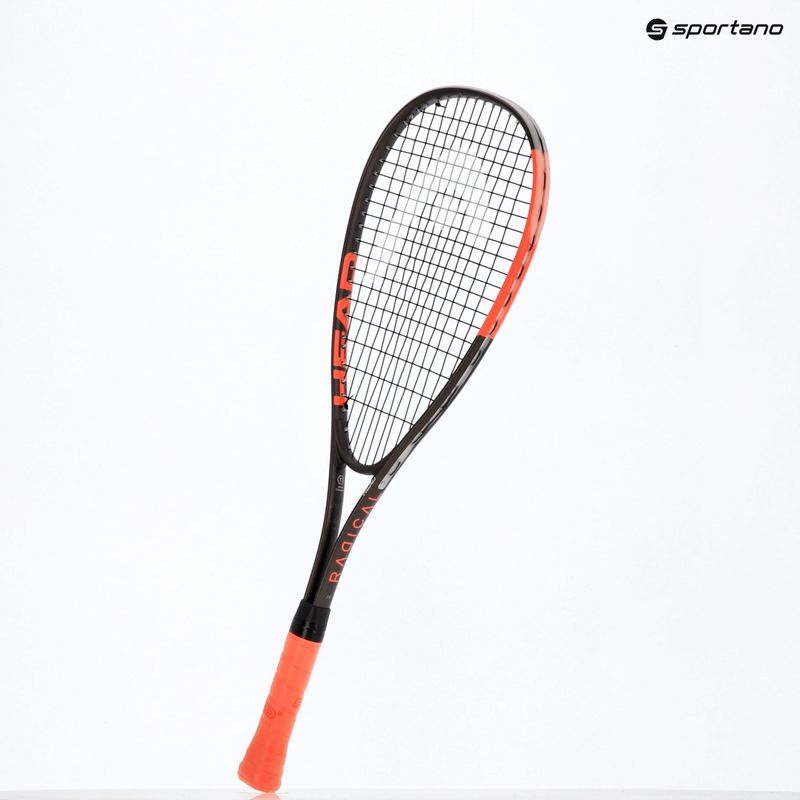 Detská raketa na squash HEAD Radical Junior 2026 black/red 10