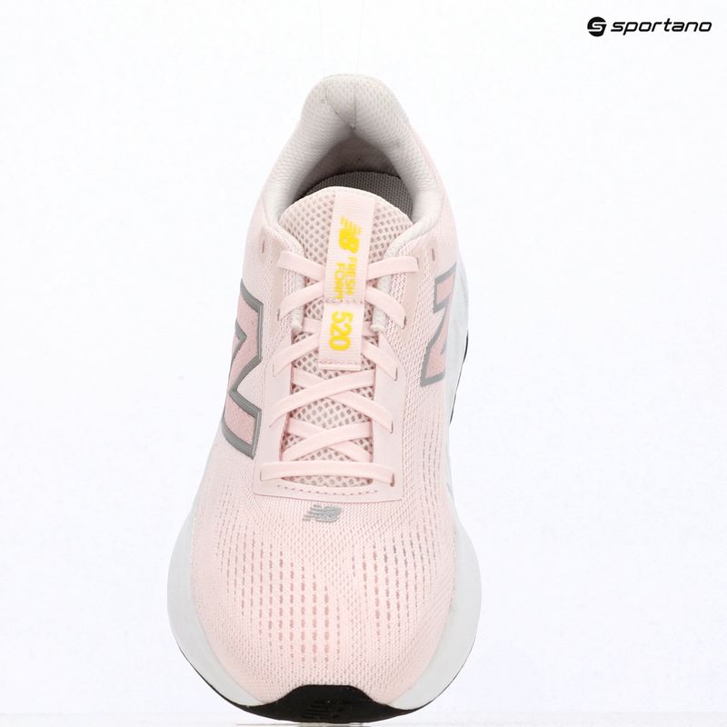 Dámske bežecké topánky New Balance Fresh Foam 520's V9 pink salt/pink granite/silver metallic 7