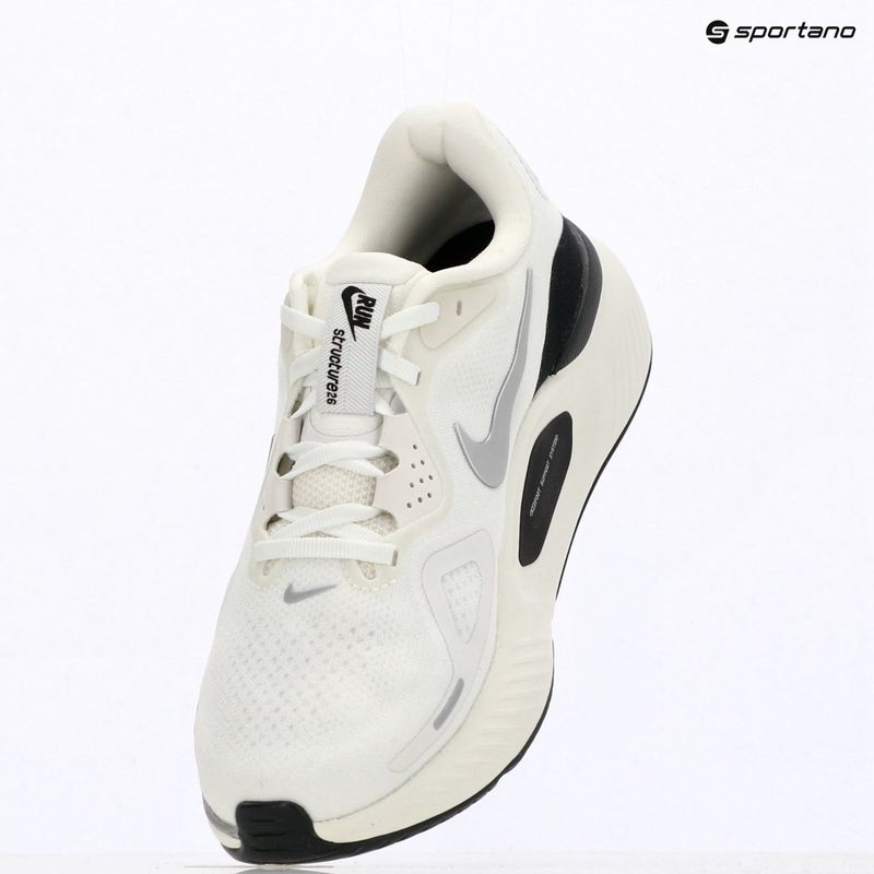 Dámske bežecké topánky Nike Structure 26 summit white/anthracite/metallic silver 14
