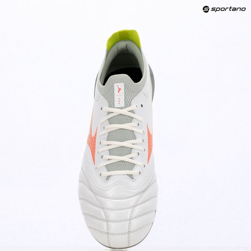 Kopačky Mizuno Morelia Neo V β Pro FG white/lava orange/evening primrose 4