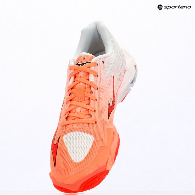 Volejbalové topánky Mizuno Wave Lightning Elite flamingo coral/lava orange/white 7