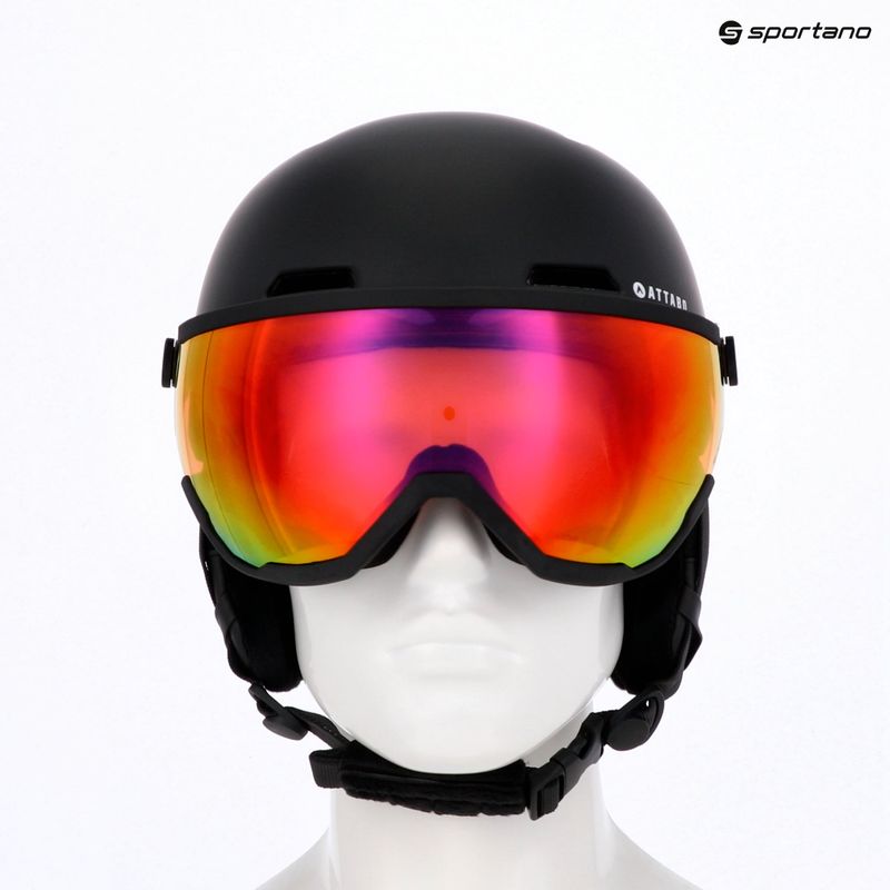 Lyžiarska prilba ATTABO Avens 2.0 Visor black 22