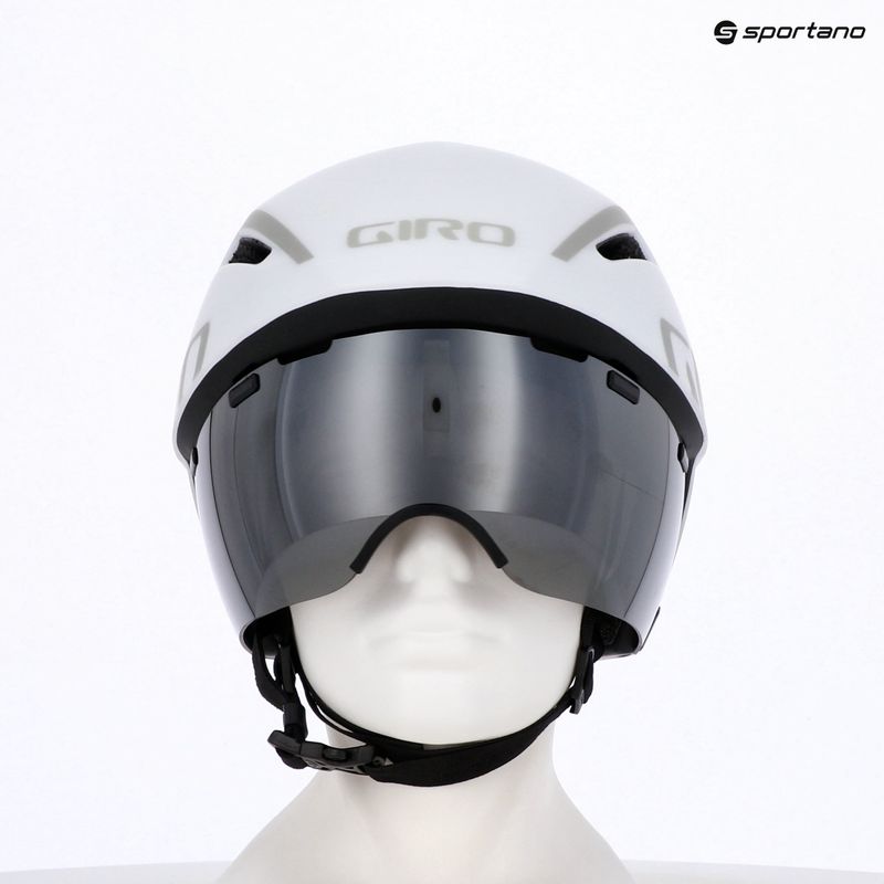 Cyklistická prilba Giro Aerohead MIPS matná biela strieborná 3
