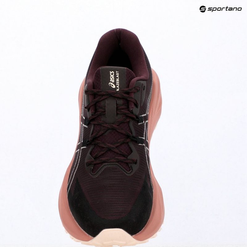 Dámske bežecké topánky Asics Blazeblast tmavá aubergine/ružový prach 14