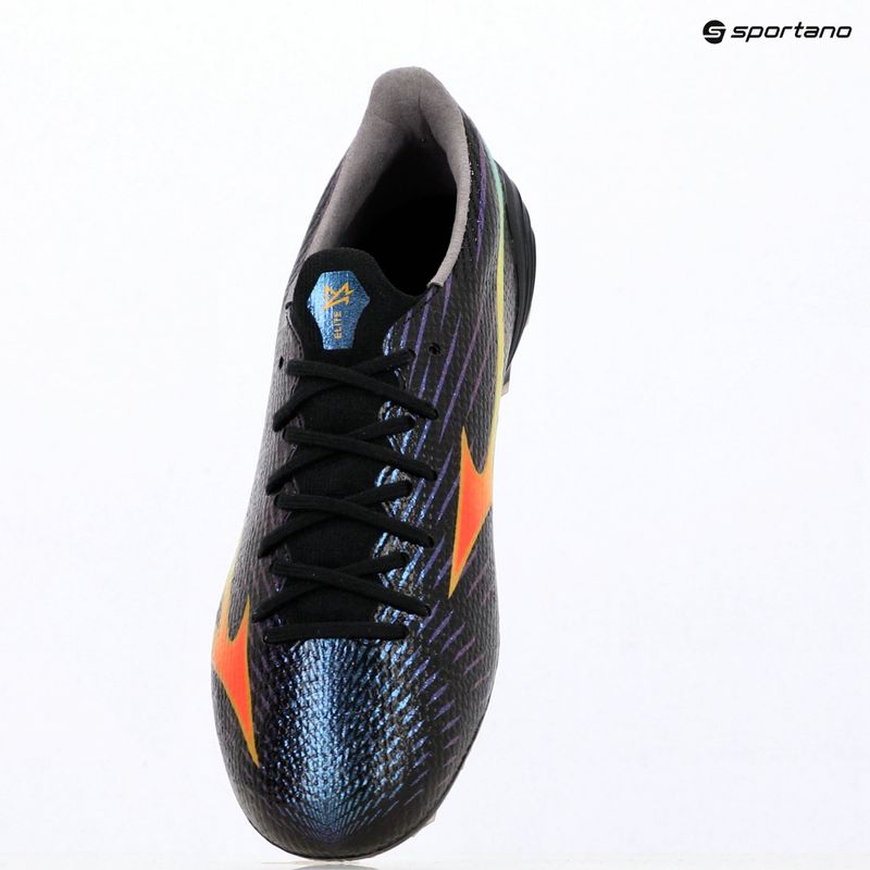 Kopačky Mizuno Alfa III Elite FG black/lava orange/evening primrose 3