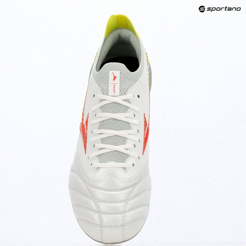 Kopačky  Mizuno Morelia Neo V β Japan AG white/lava orange/evening primrose 7
