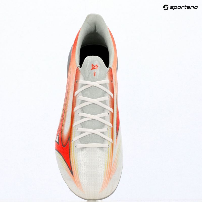 Kopačky Mizuno Alfa III Pro FG white/lava orange/evening primrose 4
