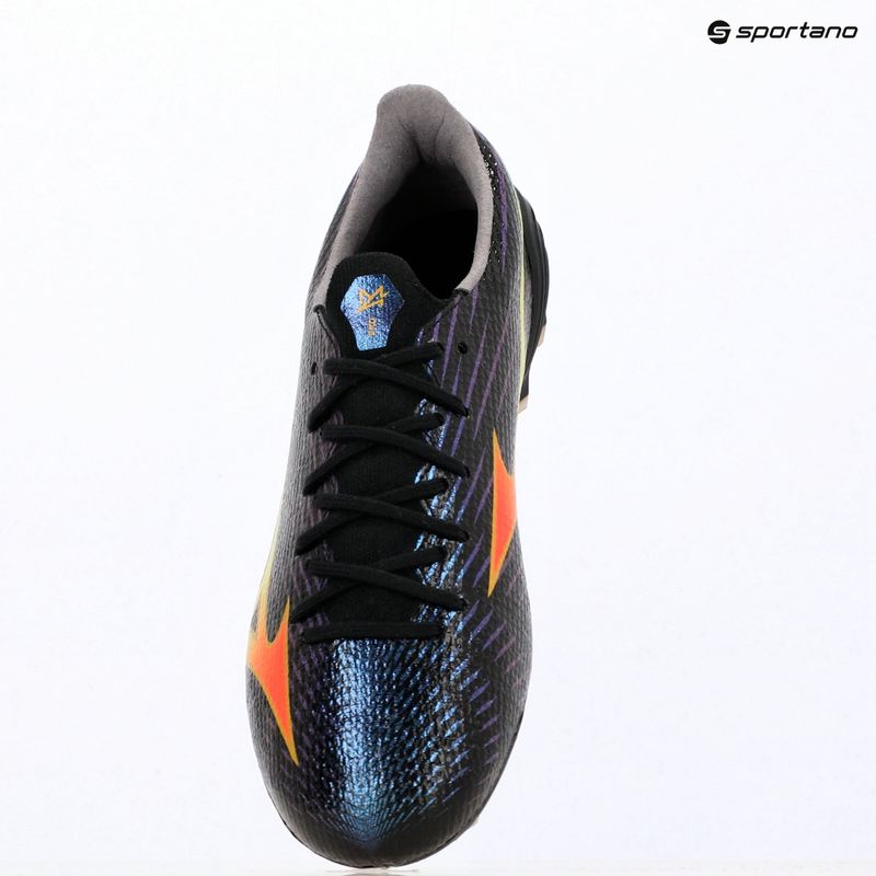 Kopačky Mizuno Alfa III Pro FG black/lava orange/evening primrose 3