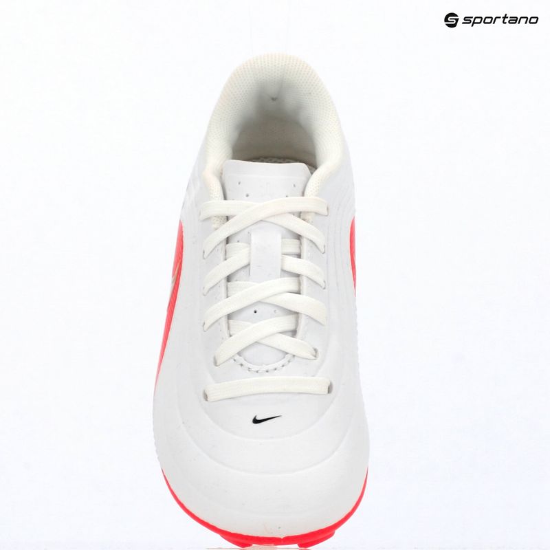 Detské kopačky Nike Jr. Tiempo Maestro Club White/Bright Crimson/Blur 8