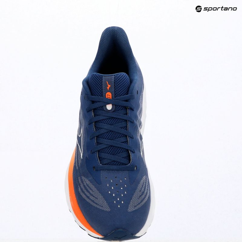 Pánske bežecké topánky Mizuno Wave Skyrise 7 estate blue/white/coral rose 7