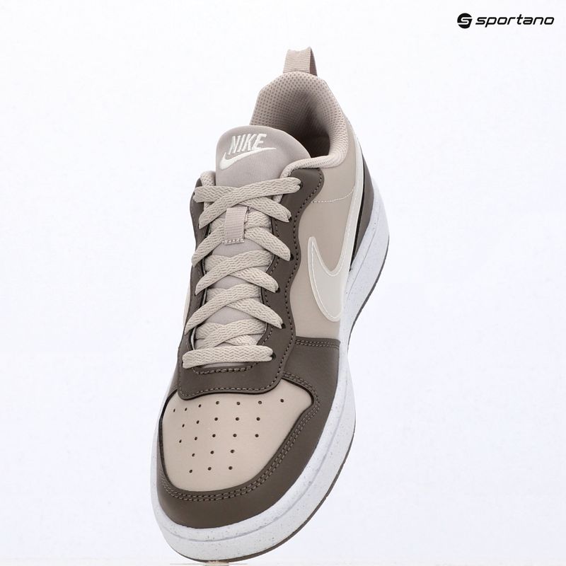 Detské topánky Nike Court Borough Low moon particle/cave stone/white/white 10