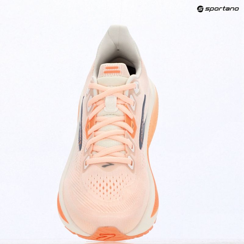 Dámske bežecké topánky Brooks Ghost 18 star white/cyber peach/grey 17