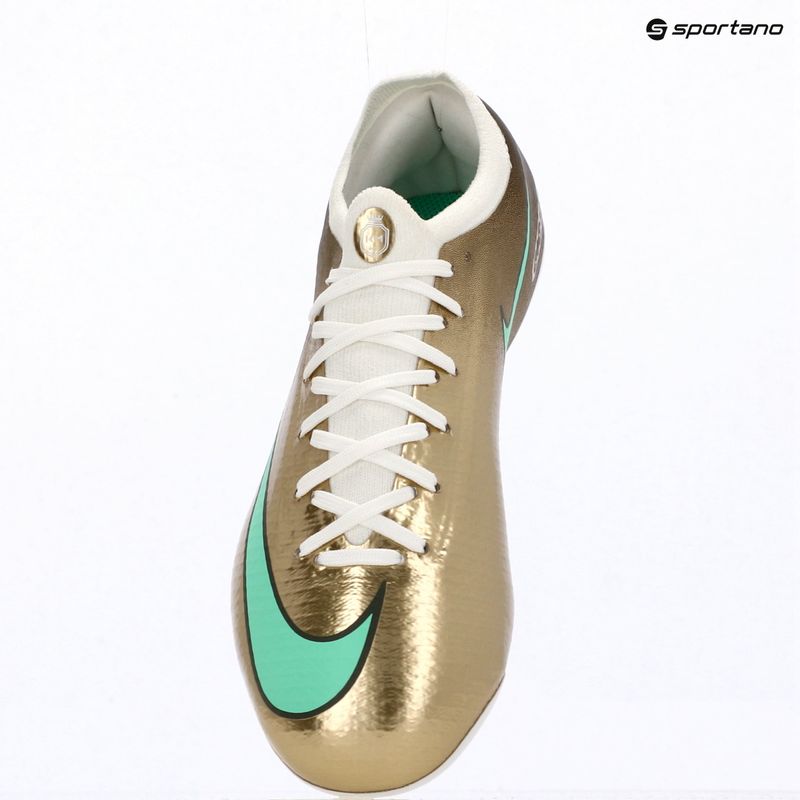 Detské kopačky Nike Jr. Vapor 17 Pro "Kylian Mbappé" Metallic Gold/Green Glow 9