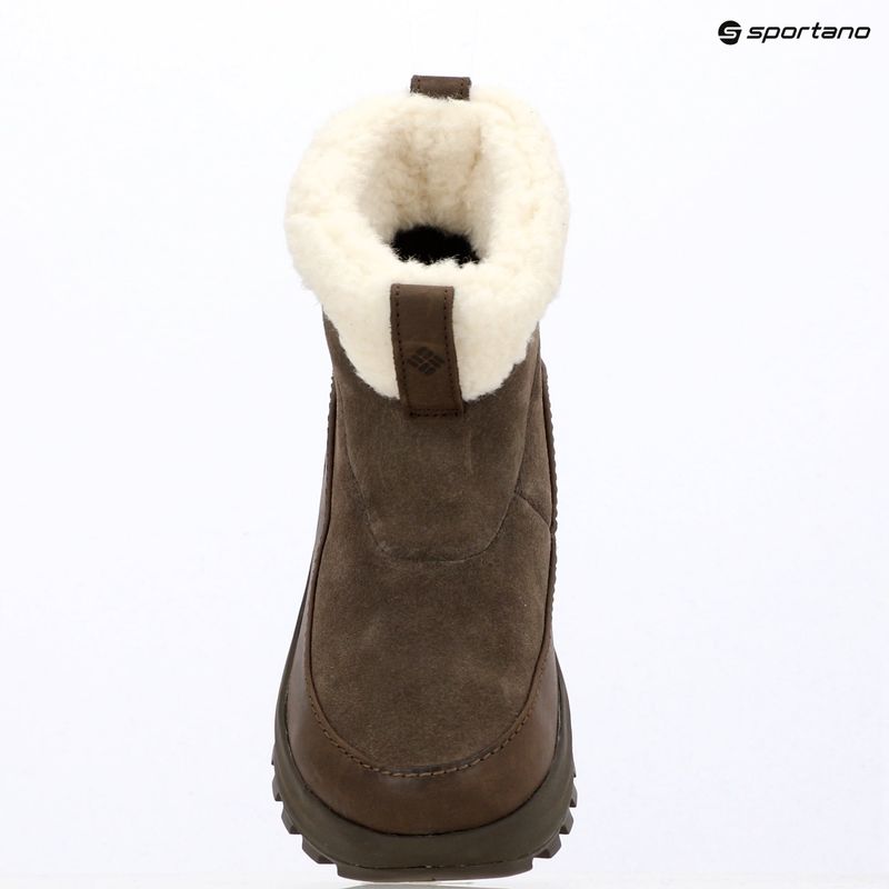 Dámske snehule Columbia Snowtrot Ease mud/cordovan 15