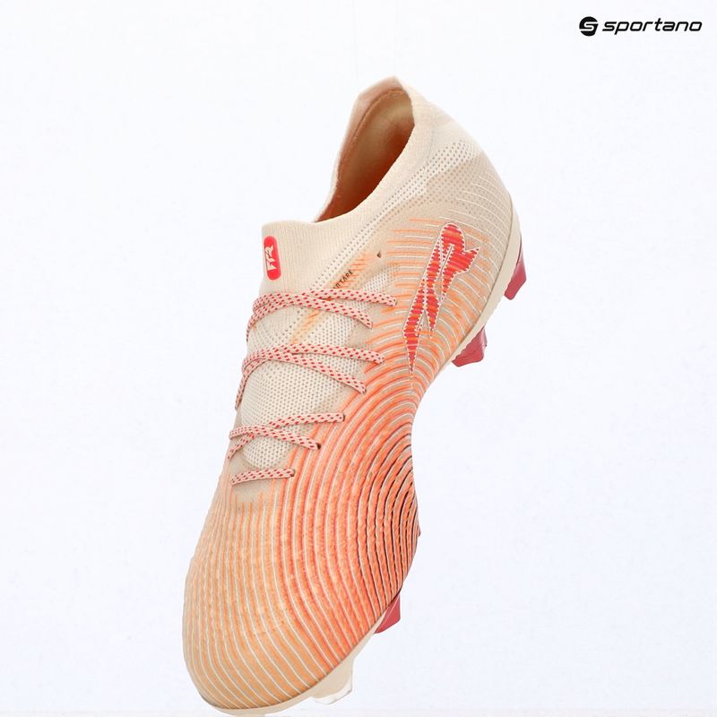 Kopačky PUMA Future 9 Ultimate Low FG sugared almond/puma white/ultra red/puma black 8