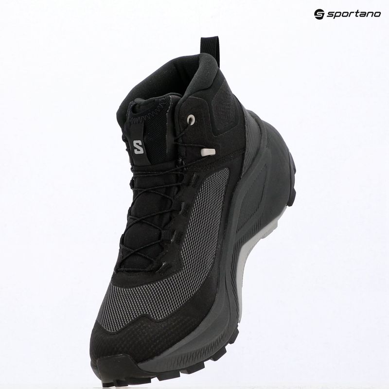 Pánske turistické topánky Salomon Genesis Mid GTX black/asphalt 15